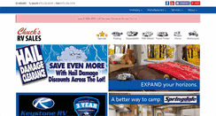 Desktop Screenshot of chucksrvsales.com